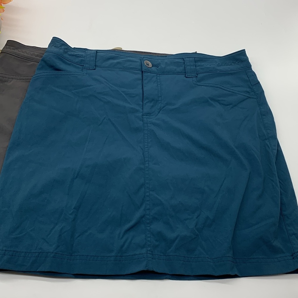 Eddie Bauer Skirt Dry Fit Activewear - Offering 3 colors Tan Blue Gray Size 8 - Picture 11 of 12